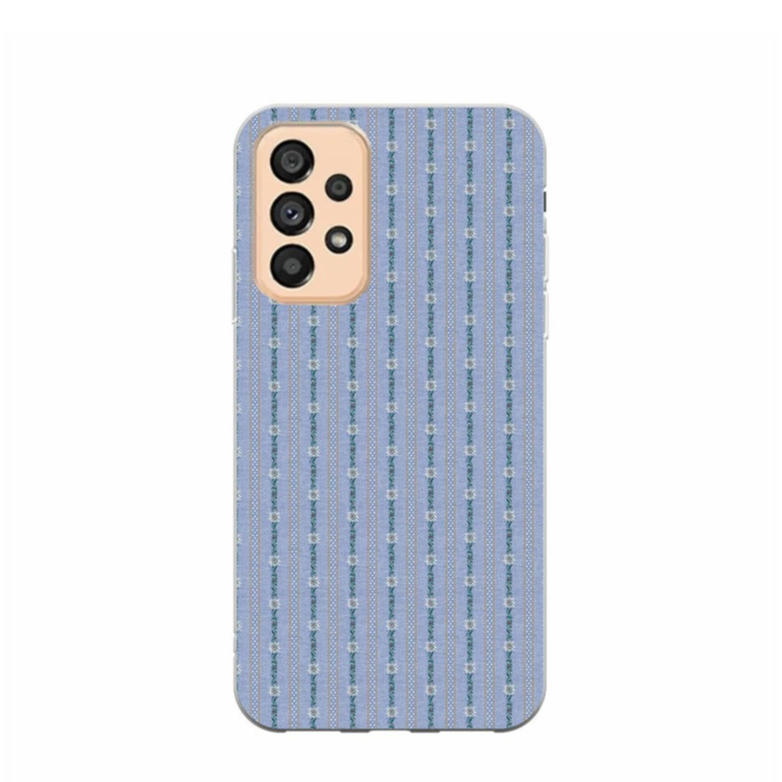 Image of Apfelkiste - Samsung Galaxy A13 Gummi Schutzhülle Edelweiss Schwinger Design - Transparent bei Apfelkiste.ch