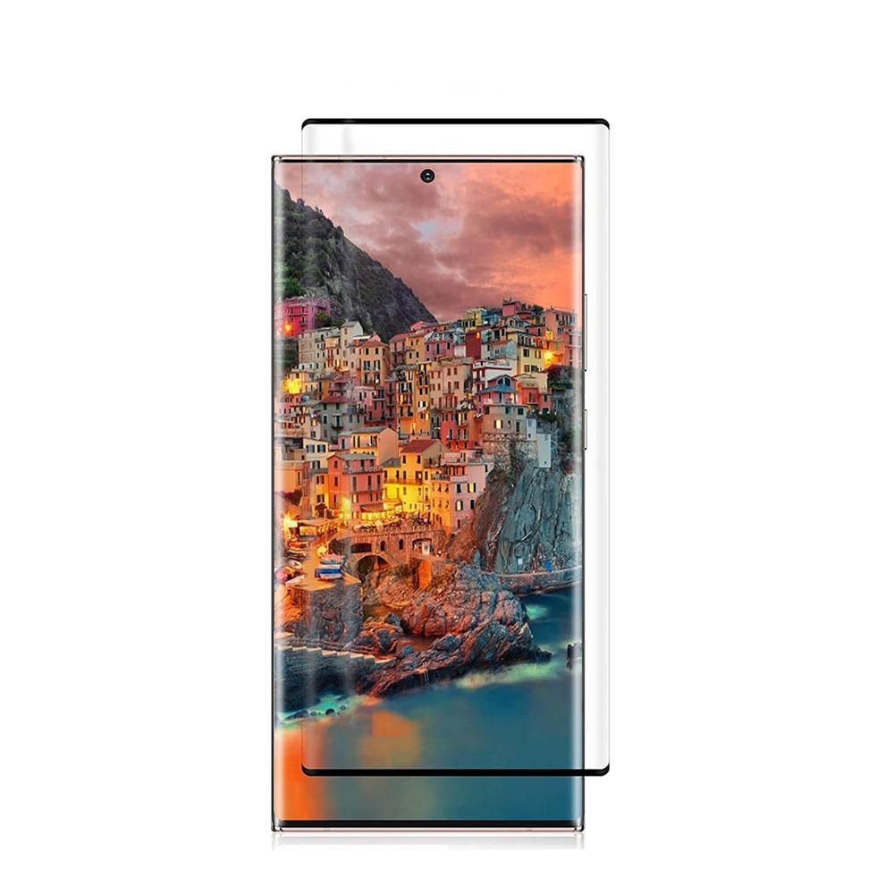 Image of Samsung Galaxy Note 10 / 10 5G Full-Screen Vollbild Glas Display mit Rahmen 0.3mm - Schwarz bei Apfelkiste.ch