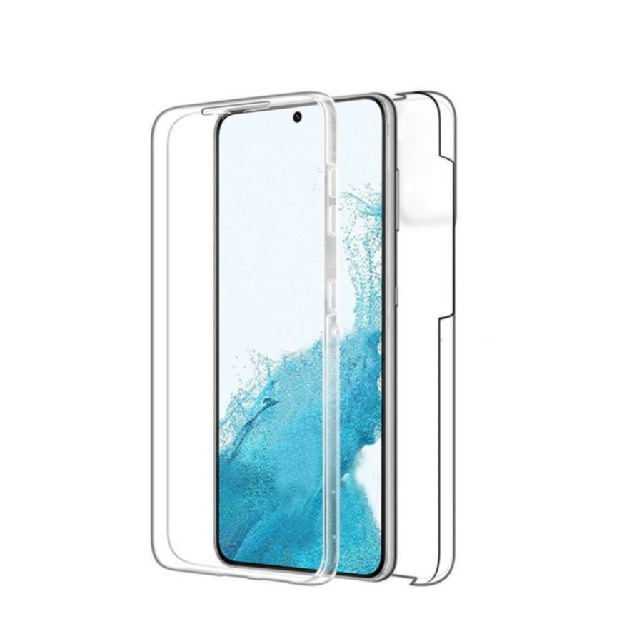 Image of 2in1 Samsung Galaxy S22+ Plus 5G Full Protection Schutz Hülle + Displayschutz (Front/Back) - Transparent bei Apfelkiste.ch