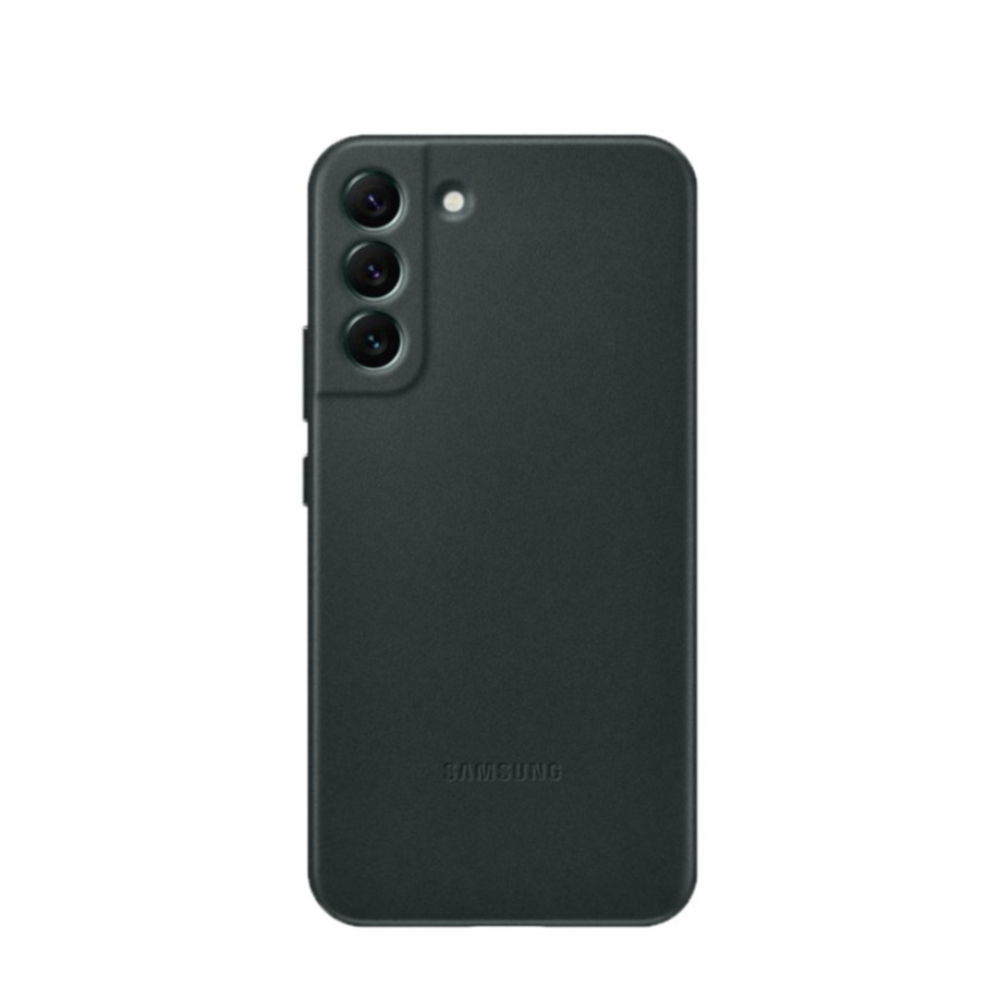 Image of Samsung - Galaxy S22+ Plus 5G Echtleder Cover Hardcase Hülle (EF-VS906LGEGWW) - Dunkelgrün bei Apfelkiste.ch