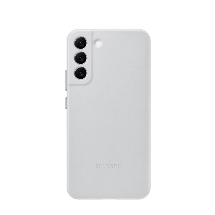 Image of Samsung - Galaxy S22+ Plus 5G Echtleder Cover Hardcase Hülle (EF-VS906LJEGWW) - Grau bei Apfelkiste.ch