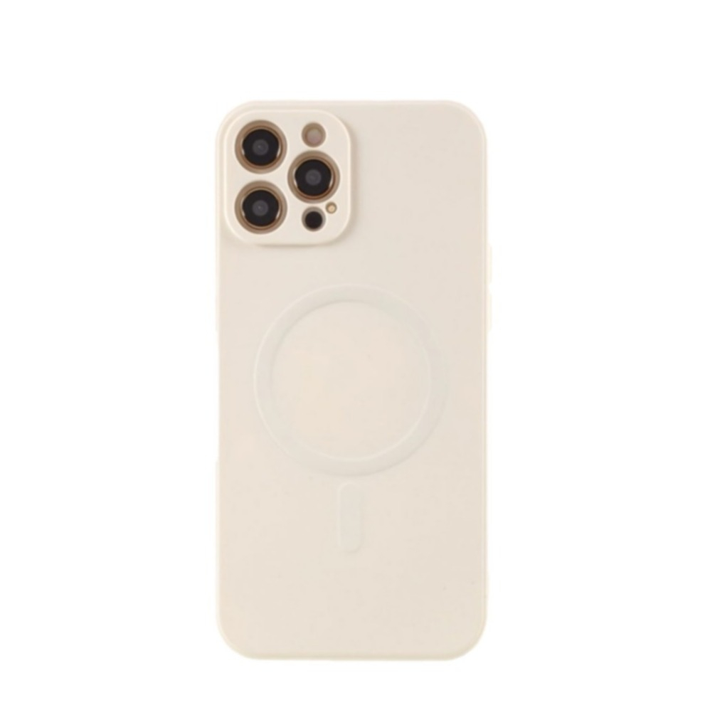 Image of iPhone 12 Pro Max MagSafe Gummi Case Hülle Kameraschutz - Beige bei Apfelkiste.ch