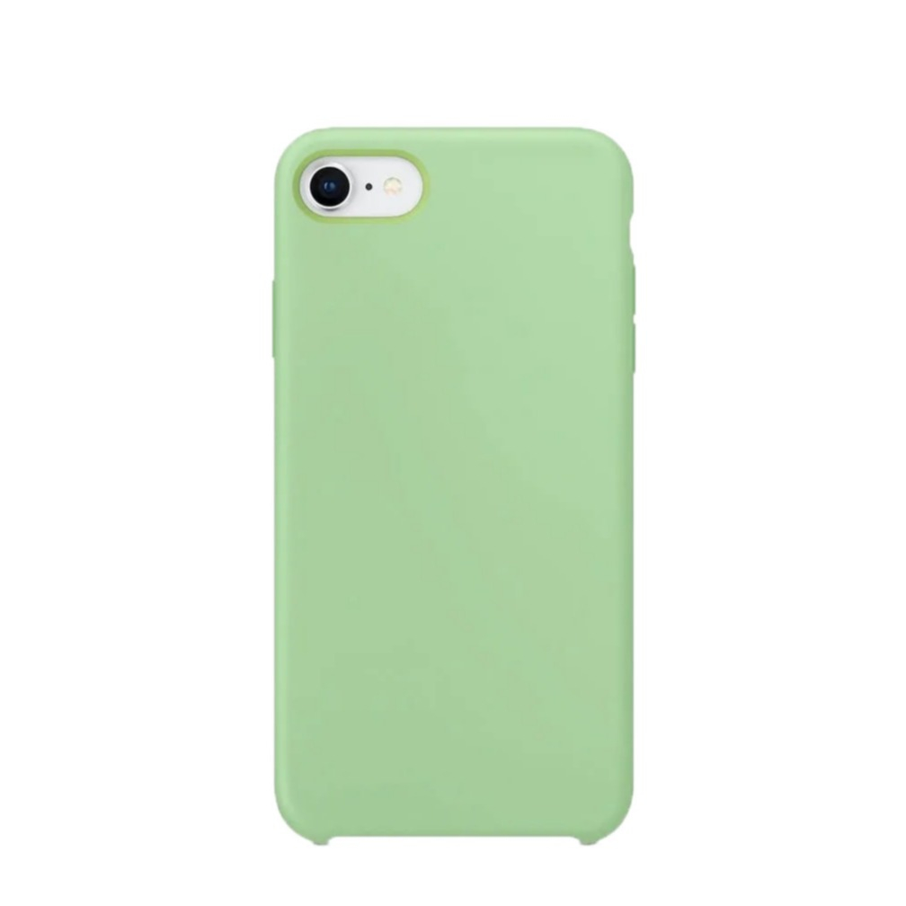 Image of iPhone SE (2022/2020) / 8 / 7 Gummi Case Hülle Slim Design - Grün (Matt) bei Apfelkiste.ch