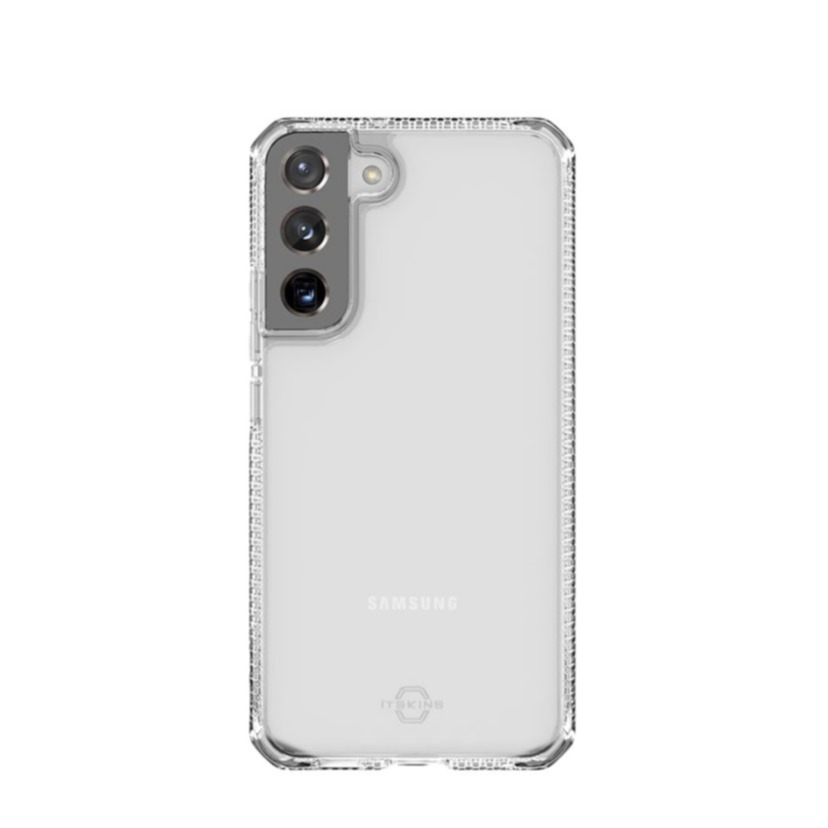 Image of ITSkins - Samsung Galaxy S22 5G Hybrid Clear Antimikrobielle Schutz Hardcase Hülle (Fallschutz 3 Meter) - Transparent bei Apfelkiste.ch