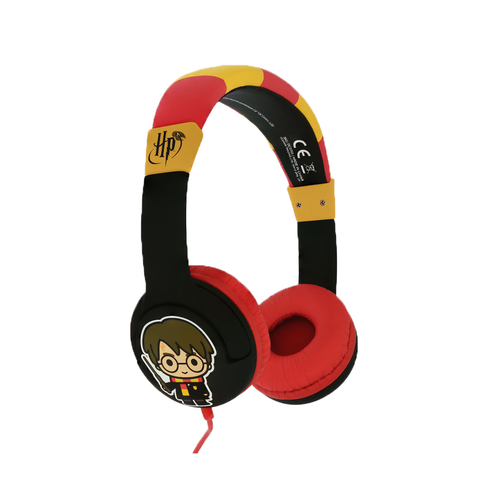 Image of OTL Technologies - 3.5mm Kinder Kopfhörer On-Ear 85dB Begrenzte Lautstärke (HP0747) Grössenverstellbar - Harry Potter bei Apfelkiste.ch