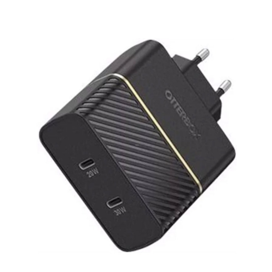 Image of Otterbox - (50W) Dual PD USB C Fast Charge Ladegerät Power Delivery (78-52724) - Schwarz bei Apfelkiste.ch