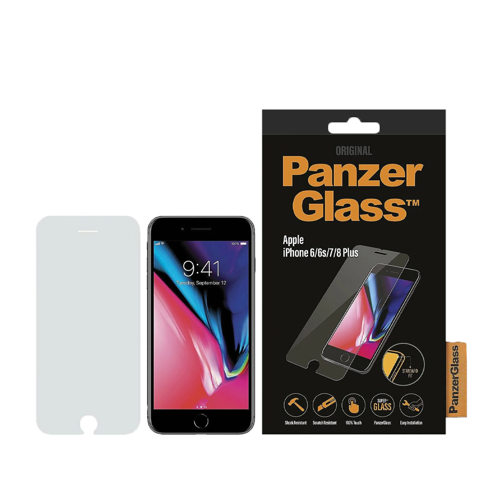 Image of PanzerGlass - iPhone 8 Plus / 7 Plus Panzer Glas Display 0.4 mm (2004) bei Apfelkiste.ch