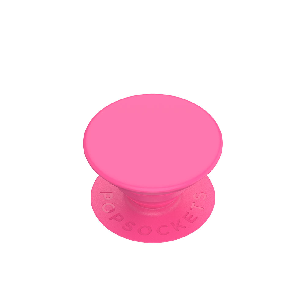Image of PopSockets - PopGrip Finger Griff Halterung (Austauschbarer Top) für Smartphones / Tablets (802460) - Neon Day Glo Pink bei Apfelkiste.ch