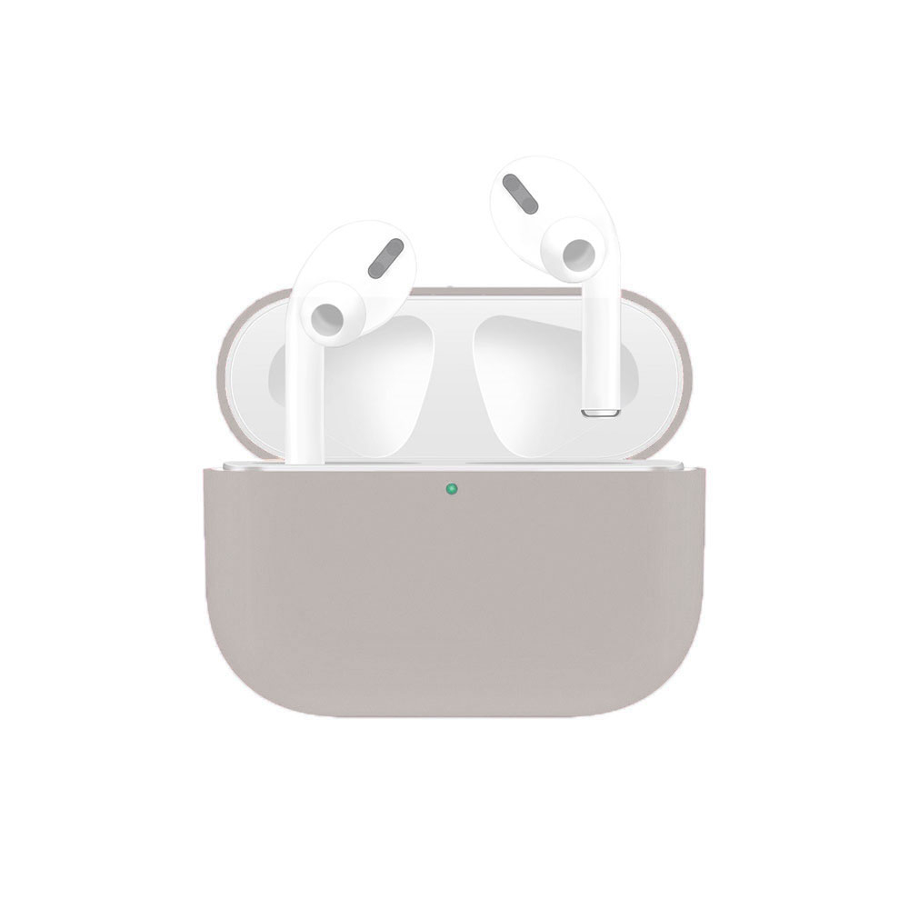 Image of AirPods Pro Silikon Case Schutzhülle Ultra Thin Abdeckung - Grau bei Apfelkiste.ch