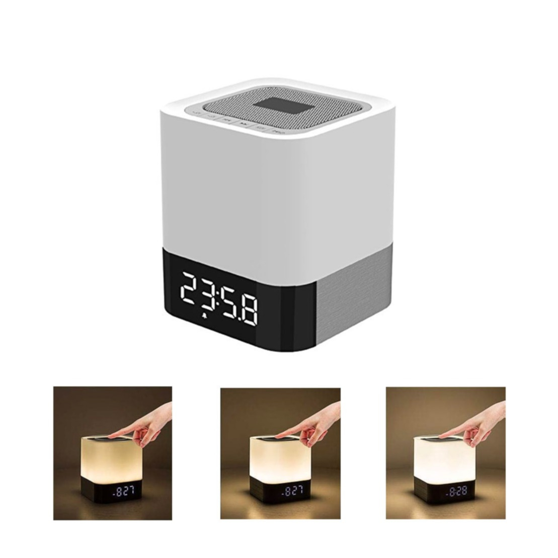 Image of Smart Lampe Bluetooth Lautsprecher LED Stimmungsleuchte - Warmweiss bei Apfelkiste.ch