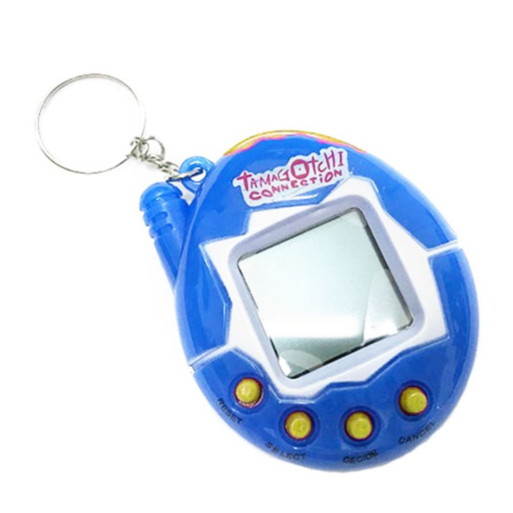 Image of Virtuelles Haustier Spielzeug mit Schlüsselanhänger (inkl. 2x LR44 Batterien) - Blau bei Apfelkiste.ch