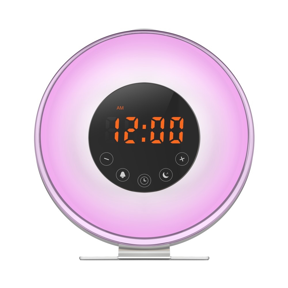 Image of Wake Up Licht mit FM Radio und Snooze Funktion Wecker Tischuhr - Weiss bei Apfelkiste.ch