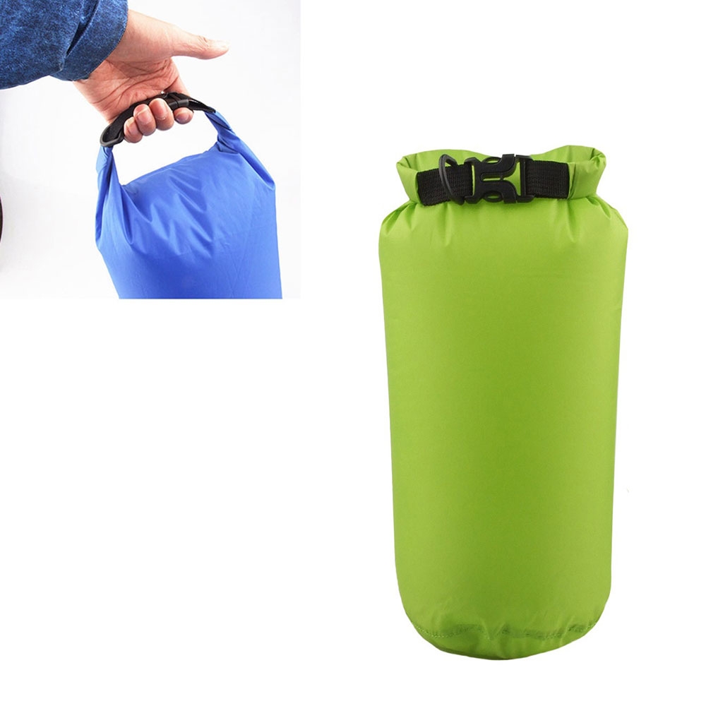 Wasserfeste Tasche Beutel Dry Bag Packsack Schwimmsack 15 Liter - Grün