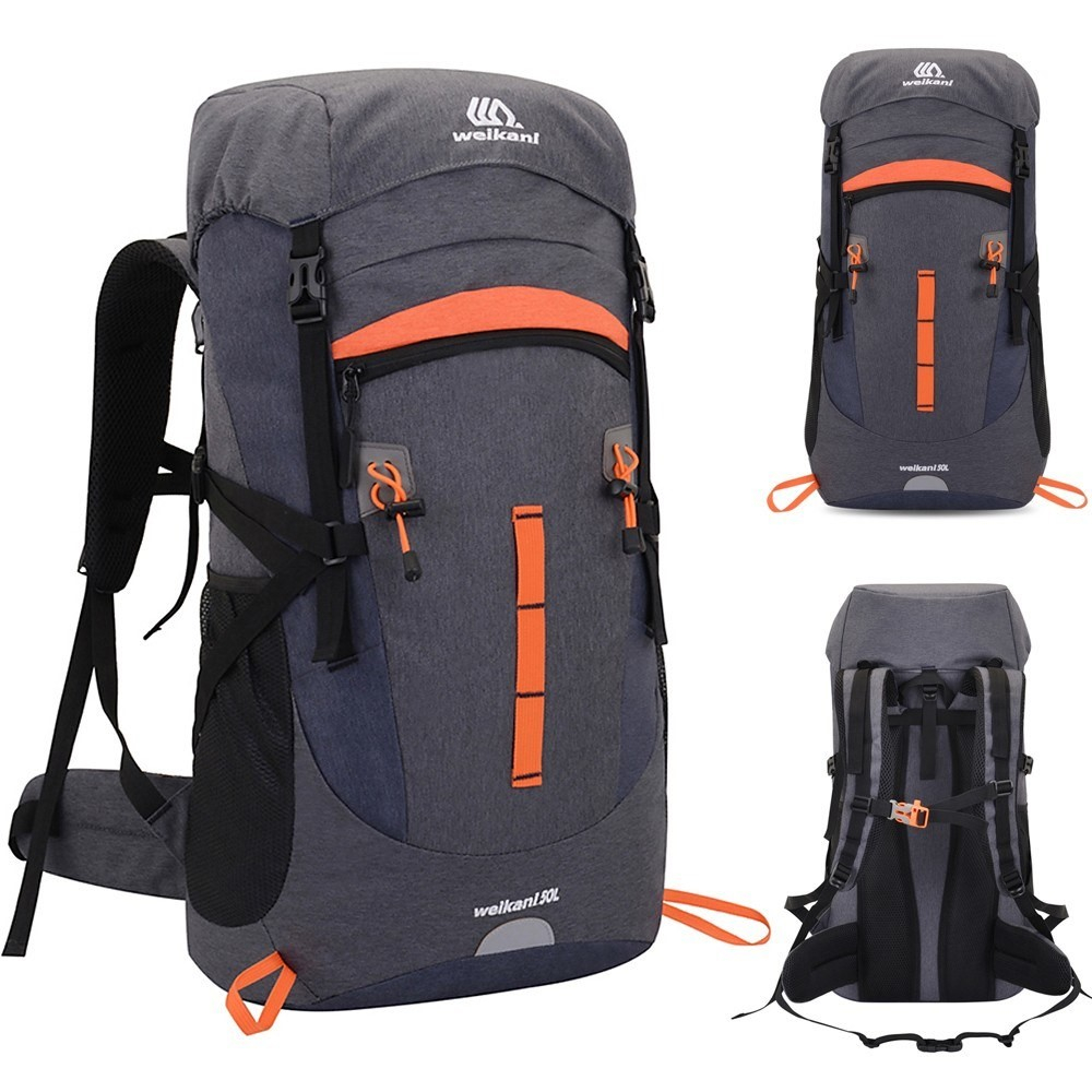 Weikani - 50L Outdoor Camping Rucksack Reise Backpack