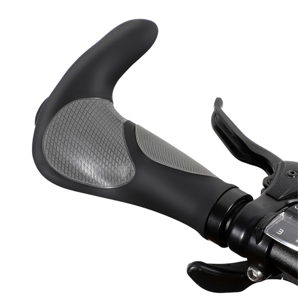 CONTEC Trail Fahrrad-Griffe – 125mm, D2-Zweikomponenten, Ergonomisch Mit Gel, Stoßabsorbierend