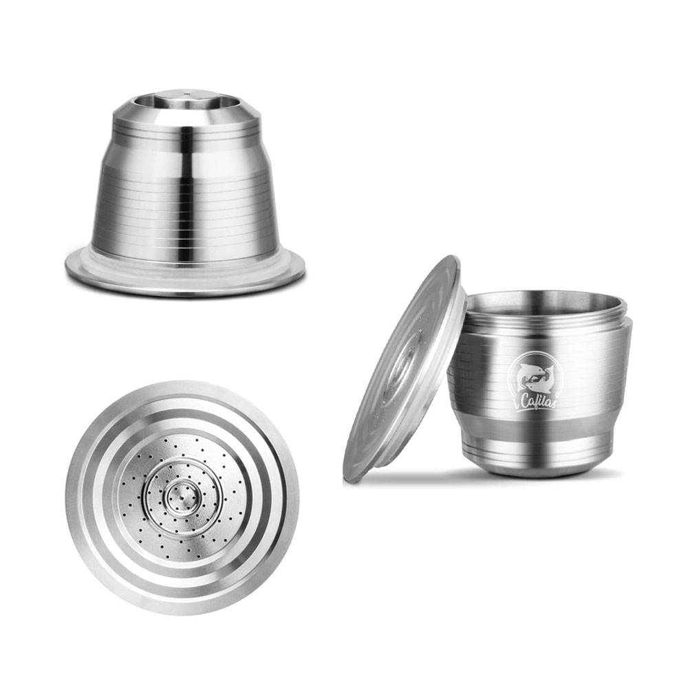 Image of Wiederverwendbare Kaffeekapsel für Nespresso Auffüllbar aus Edelstahl (Umweltfreundlich) bei Apfelkiste.ch