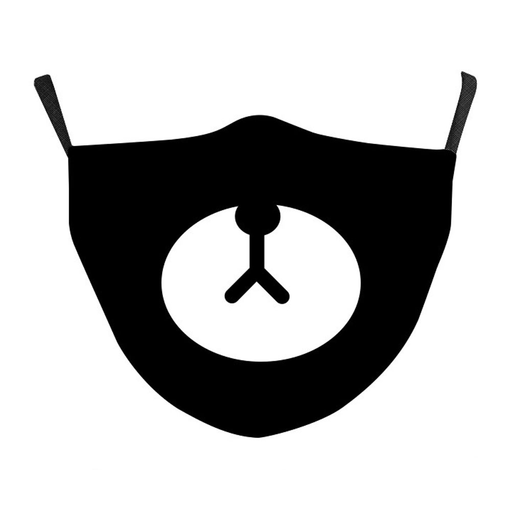 Image of Wiederverwendbare Stoff Mundschutz Hygiene Atemschutzmaske Staubschutzmaske (Grössenverstellbar) - Bärchen bei Apfelkiste.ch