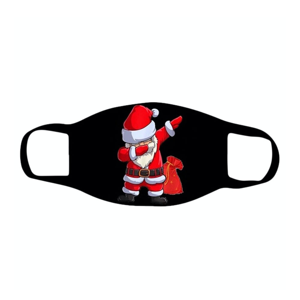 Image of Wiederverwendbare Stoff Mundschutz Hygiene Atemschutzmaske Staubschutzmaske - Cooler Weihnachtsmann bei Apfelkiste.ch
