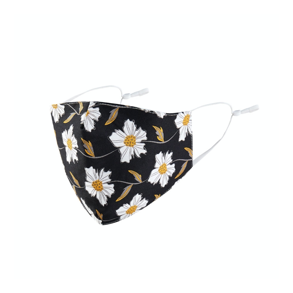 Image of Wiederverwendbare Stoff Mundschutz Hygiene Atemschutzmaske Staubschutzmaske (Grössenverstellbar) - Blumengemälde bei Apfelkiste.ch