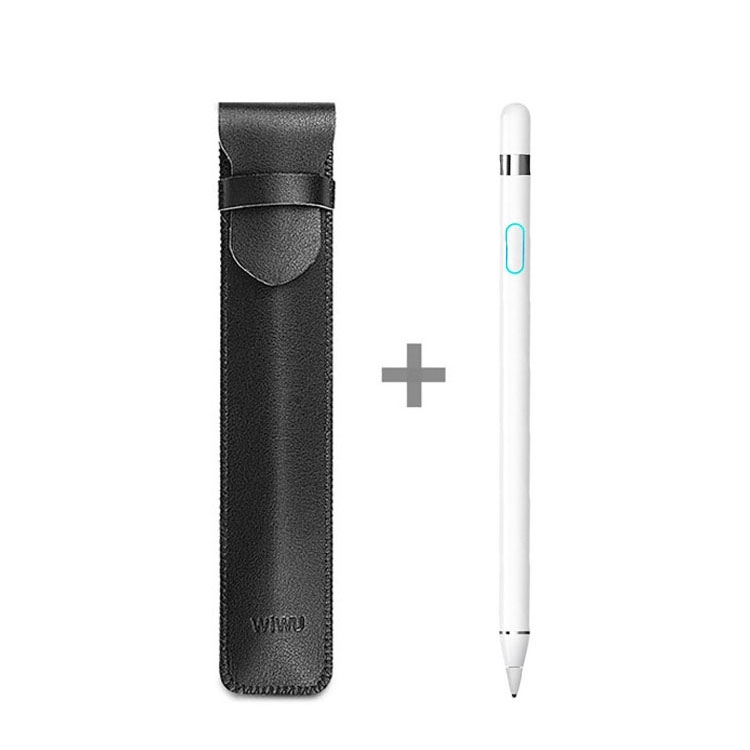 Image of Wiwu - Aluminium Stylus Touch Pen mit extra feiner Silikon Spitze und Schutztasche (IOS / Anroid) - Weiss bei Apfelkiste.ch