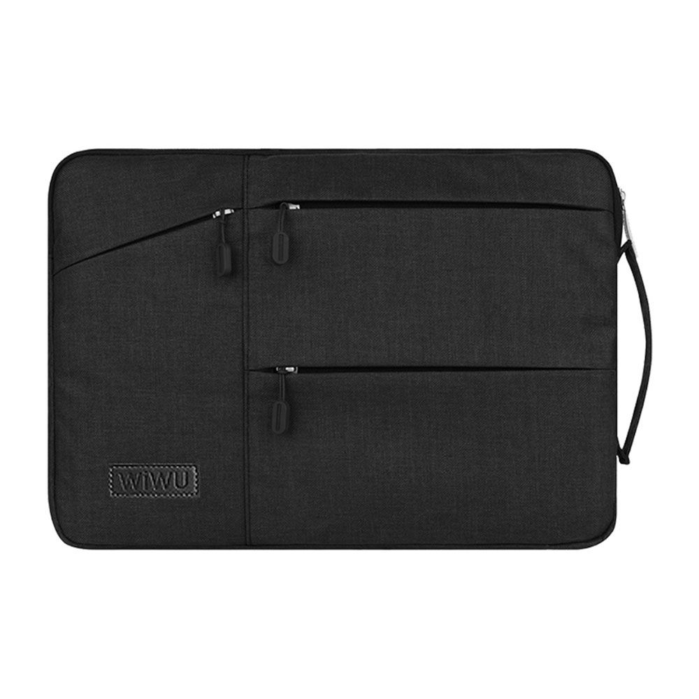 Image of Wiwu - MacBook Air 13" / Pro Retina 13" / iPad Pro 12.9" (2021/2020/2018/2017) Spritzwasserfeste Tasche Sleeve Hülle für 13.3" Notebooks - Schwarz bei Apfelkiste.ch