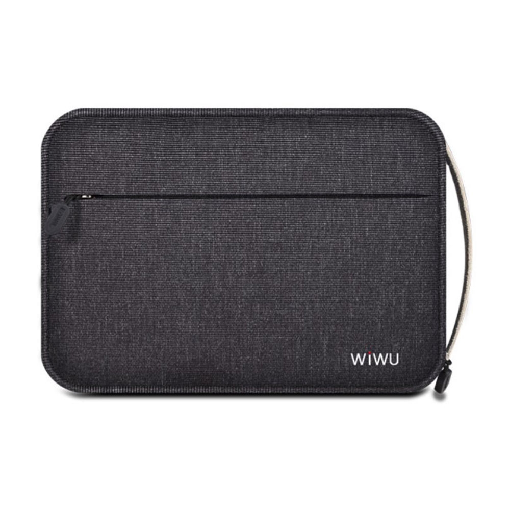 Image of Wiwu - Universal Smartphone Laptop Organizer Stoff Tasche Spritzwasserfest Grösse M (25x18 cm) - Schwarz bei Apfelkiste.ch