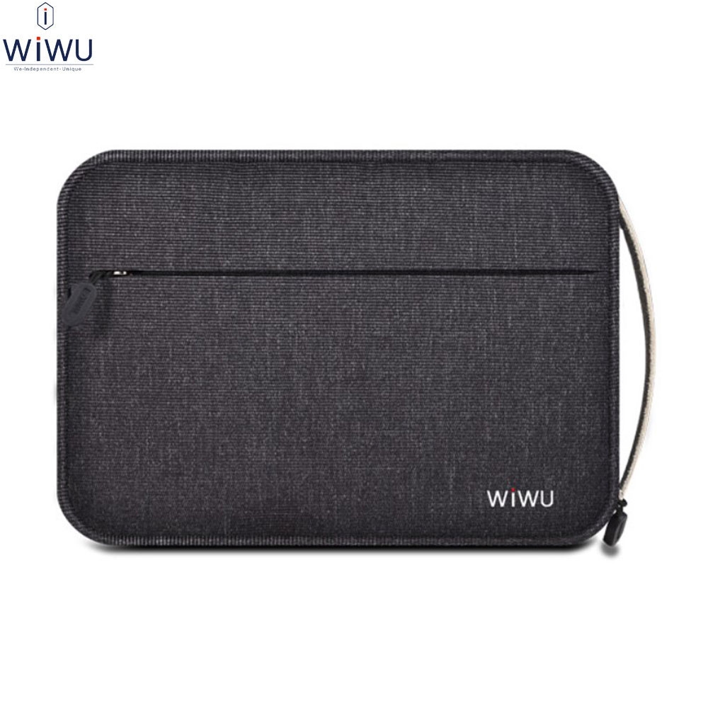 Universal Smartphone Laptop Organizer Stoff Tasche Spritzwasserfest Grösse M (25x18 cm) - Schwarz