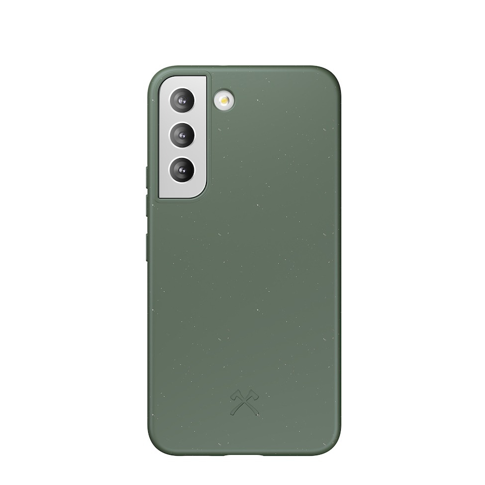 Image of Woodcessories - Samsung Galaxy S22 5G BioCase Antimikrobielle Schutzhülle Vegan Biologisch Abbaubar (ECO620) - Midnight Green bei Apfelkiste.ch