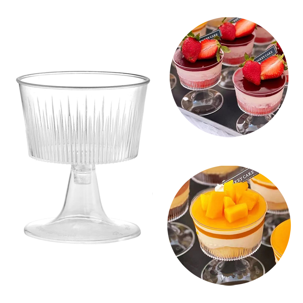 HOMURY Gobelets à dessert en plastique Gobelets à dessert HOMURY Gobelets à dessert en plastique Gobelets à dessert