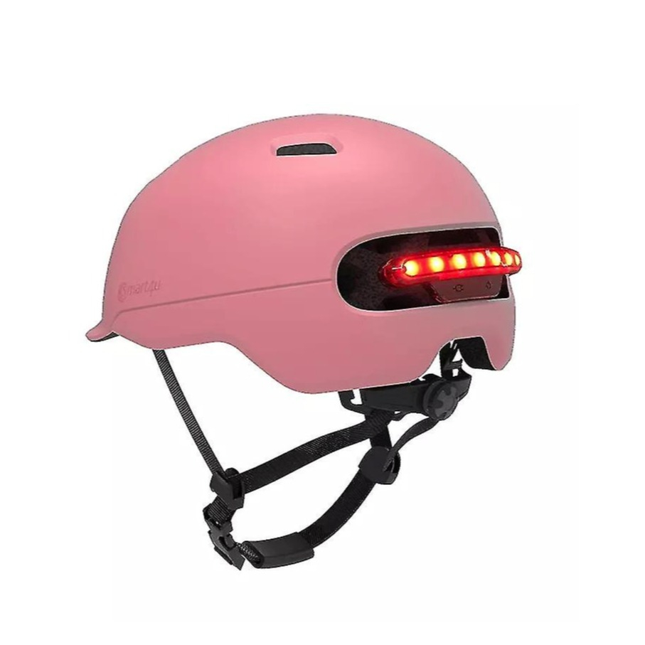 Image of Xiaomi - (Gr. M) Smart4u Verstellbarer Fahrrad Helm Velo Kopf Schutz inkl. LED Rücklicht - Pink bei Apfelkiste.ch