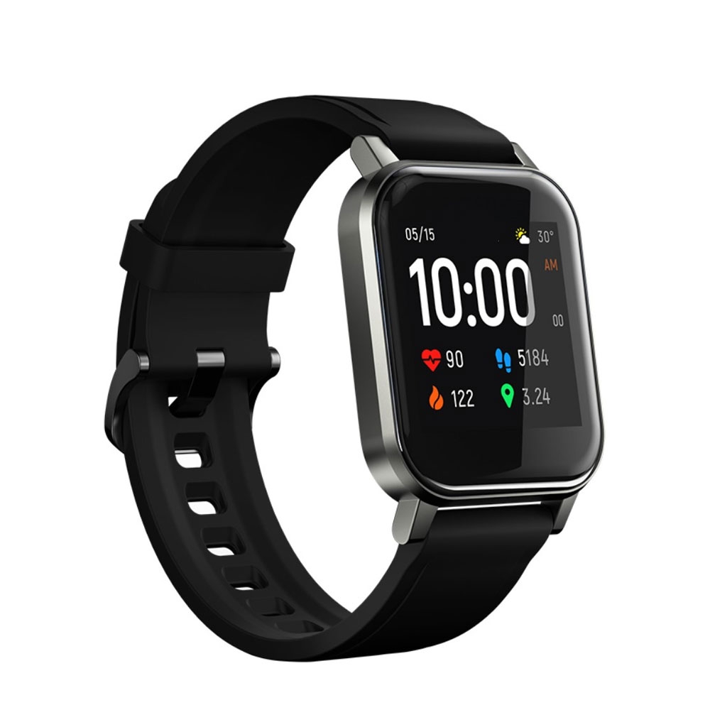 Image of Haylou (by Xiaomi*) - Haylou 2 Fitness Tracker Smart Watch mit Herzfrequenz- / Schlafüberwachung 1.4" Display (IP68) - Schwarz bei Apfelkiste.ch