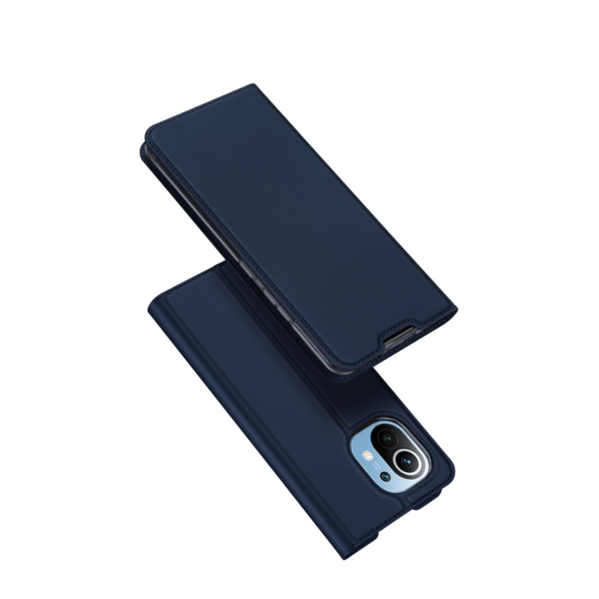 Image of Dux Ducis - Xiaomi Mi 11 Flip Wallet Cover Leder Tasche - Blau bei Apfelkiste.ch