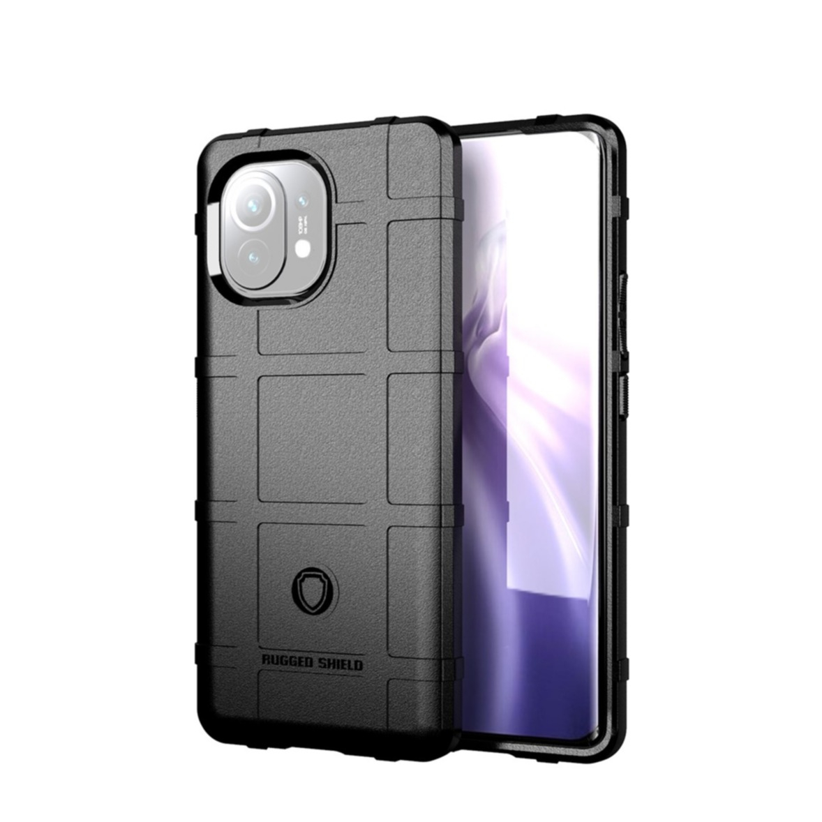 Image of Xiaomi Mi 11 Outdoor Gummi Schutzhülle Anti-Shock - Schwarz bei Apfelkiste.ch