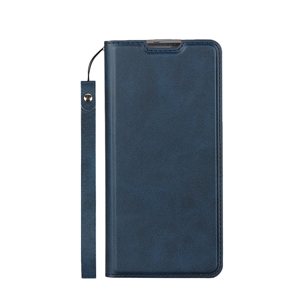 Image of Xiaomi Mi Note 10 Pro / Note 10 Vintage Leder Tasche Flip Cover Fashion Design - Dunkelblau (Matt) bei Apfelkiste.ch