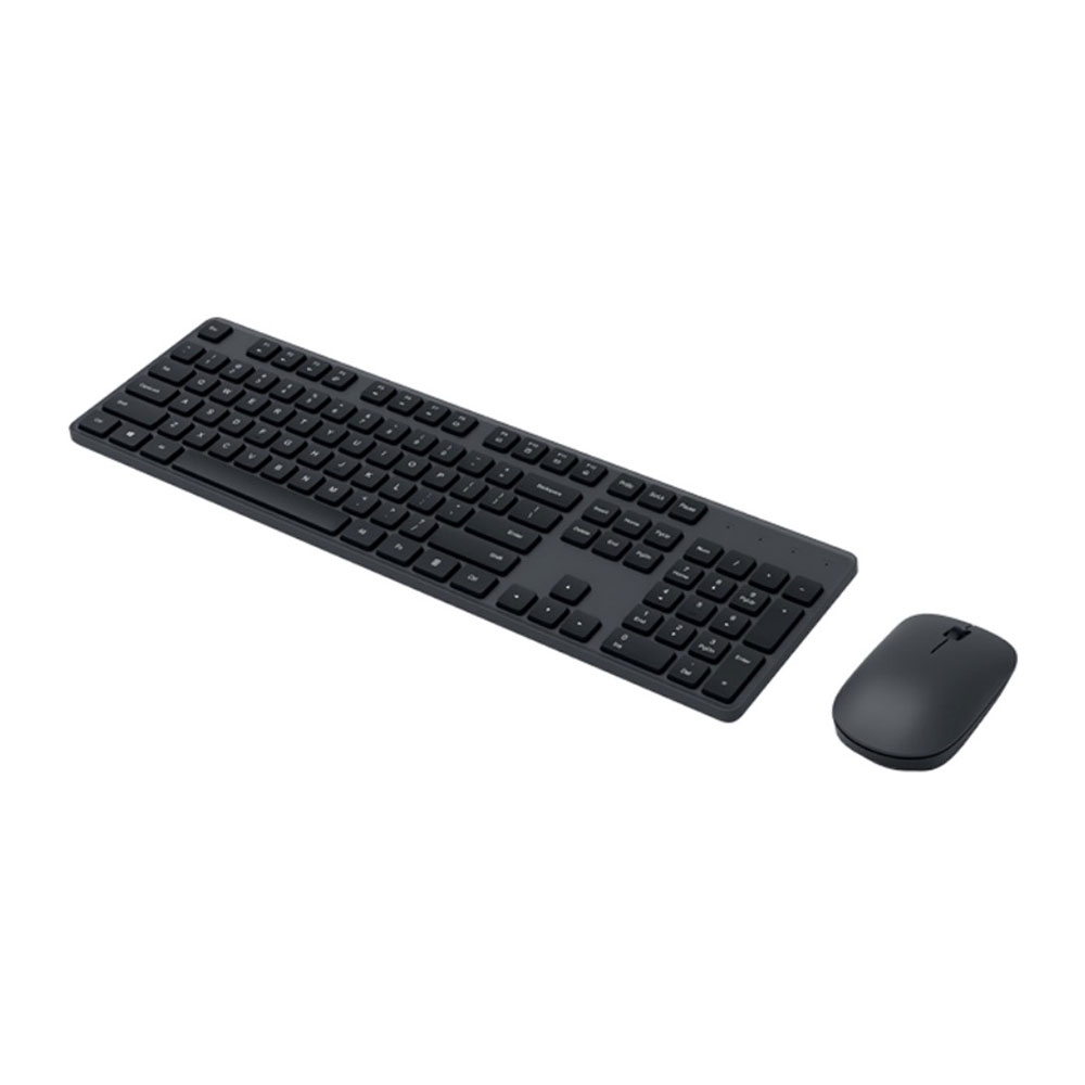 Image of (2-tlg. Set) Xiaomi - Universal Tastatur Keyboard QWERTY + 2.4 GHz Optische Wireless Funk Maus (Inkl. Batterien) - Schwarz bei Apfelkiste.ch