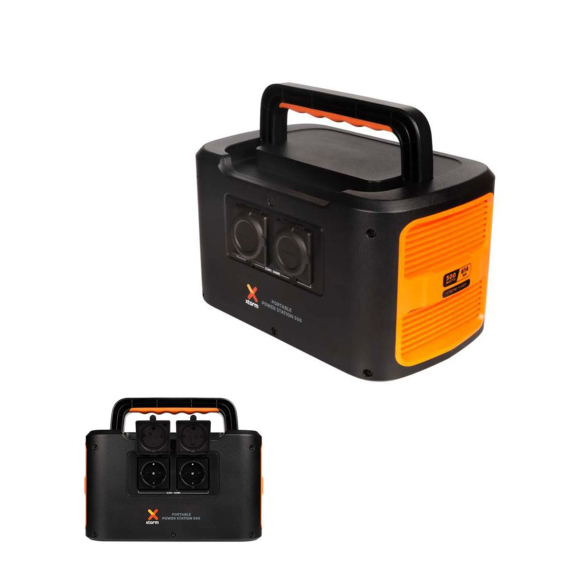 Image of Xtorm - PWB 192000 Power Station (500W) Power Bank 612Wh Steckdose - Schwarz / Orange bei Apfelkiste.ch