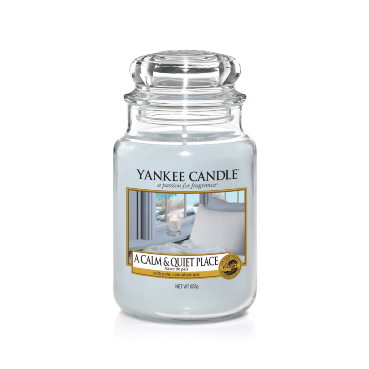 Image of Yankee Candle - (623g) Duft Kerze im Glas Large Jar (10.00115.0841) - A Calm & Quiet Place bei Apfelkiste.ch