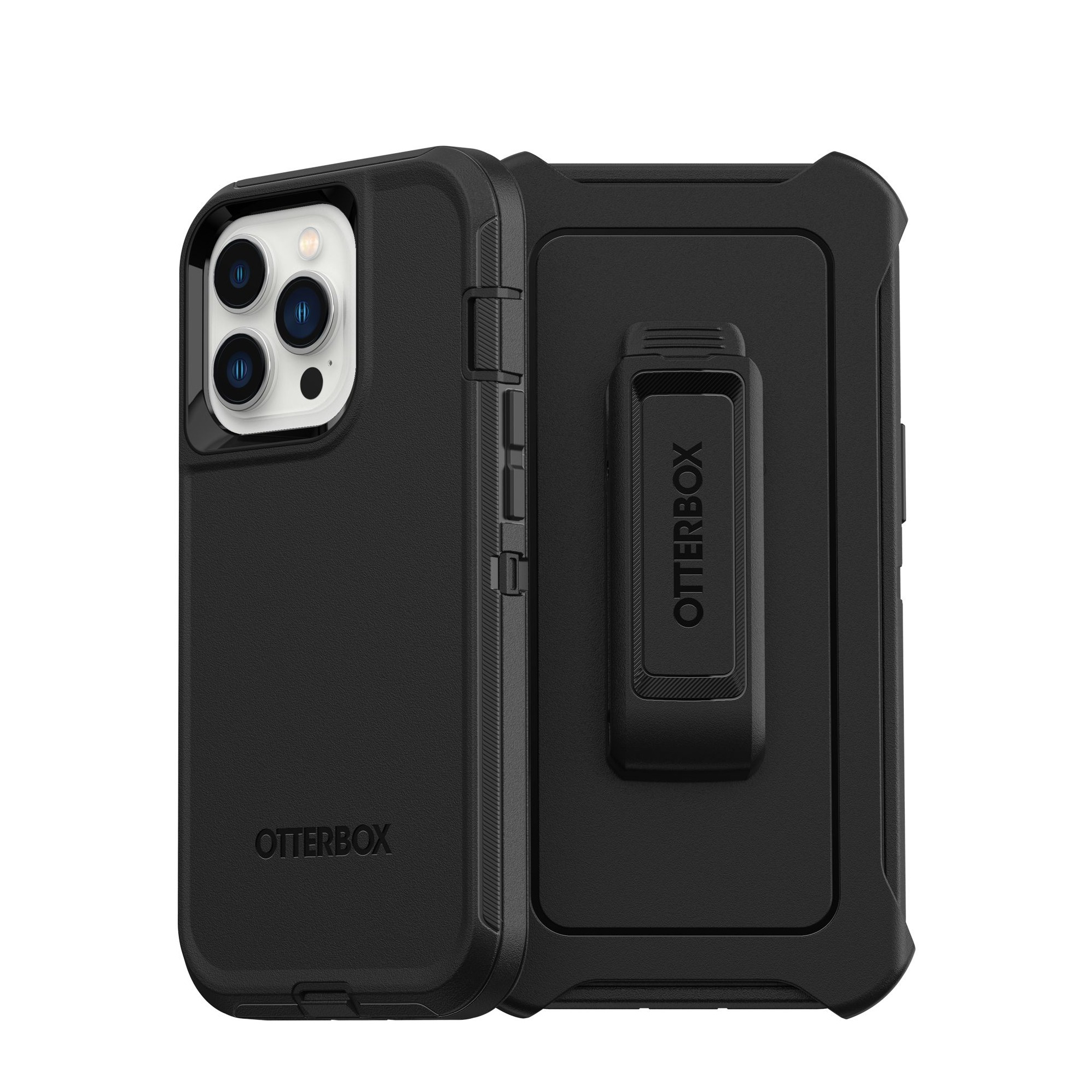 Image of Otterbox - iPhone 13 Pro Outdoor Schutz Hülle Defender Series + Holster (77-84218) - Schwarz bei Apfelkiste.ch