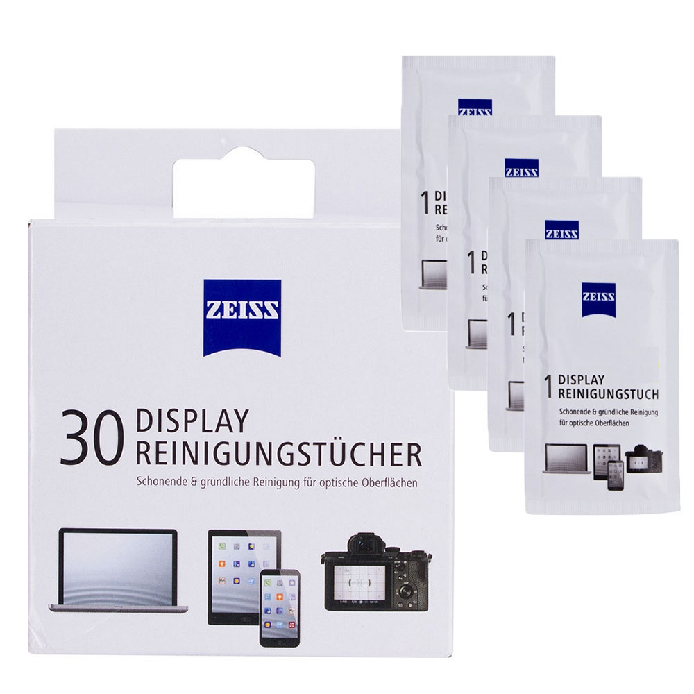Image of Zeiss - (30er Set) Display Reinigungstücher für Handys / Smartphones / Tablets / Linsen bei Apfelkiste.ch