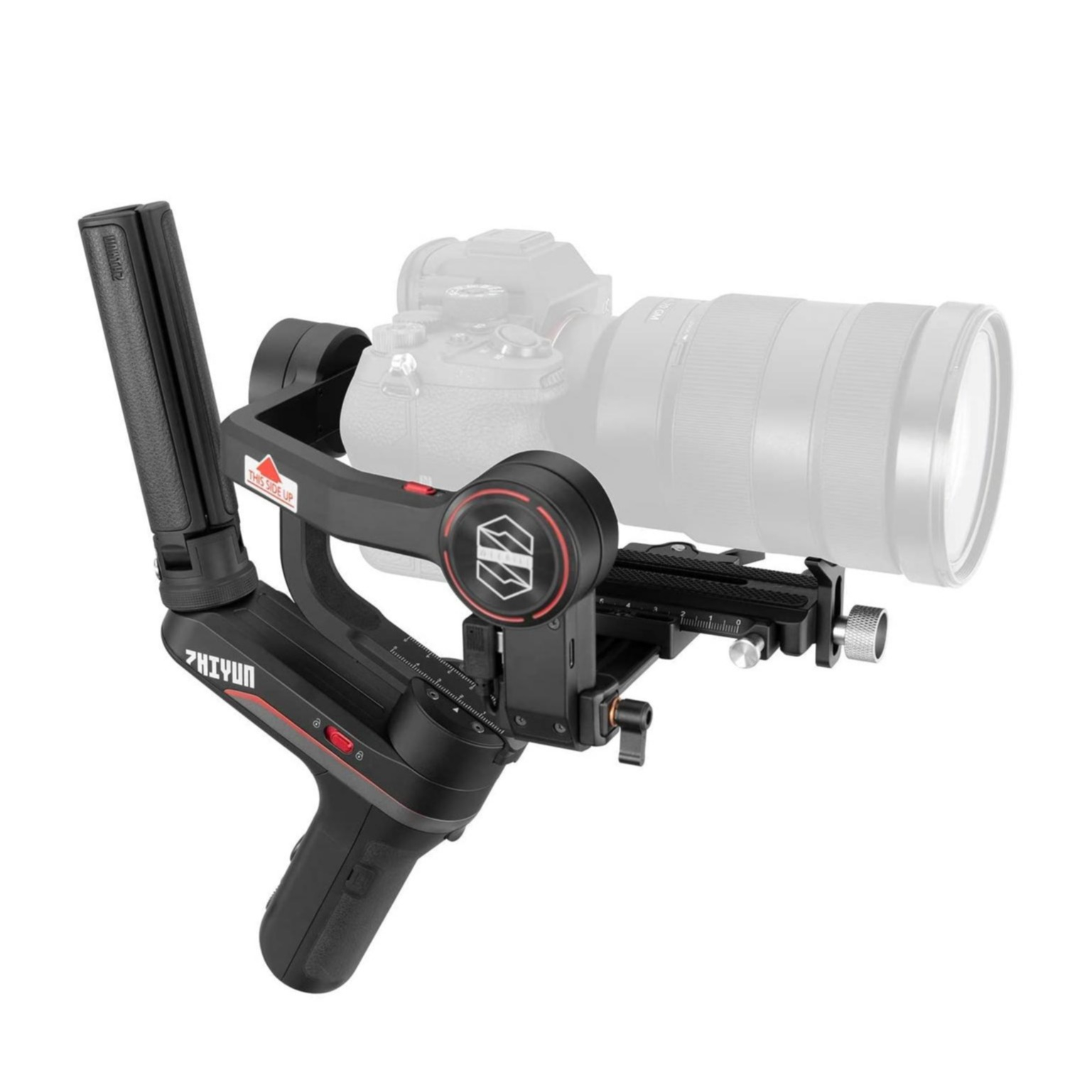 Image of Zhiyun - WEEBILL-S 3-Achsen Aluminium Gimbal Kamera Stabilisator für DSLR Kamera / Smartphones - Schwarz bei Apfelkiste.ch