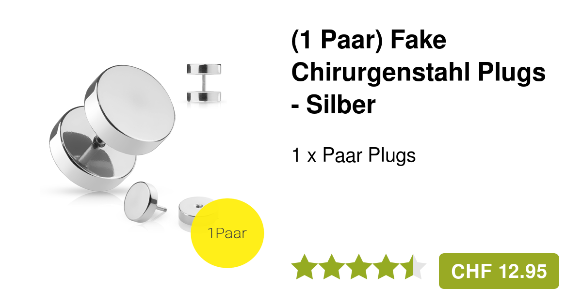 Ayoiow 2 STK Plugs Chirurgenstahl - Ohr Tunnel & Reifen In Verschiedenen Größen