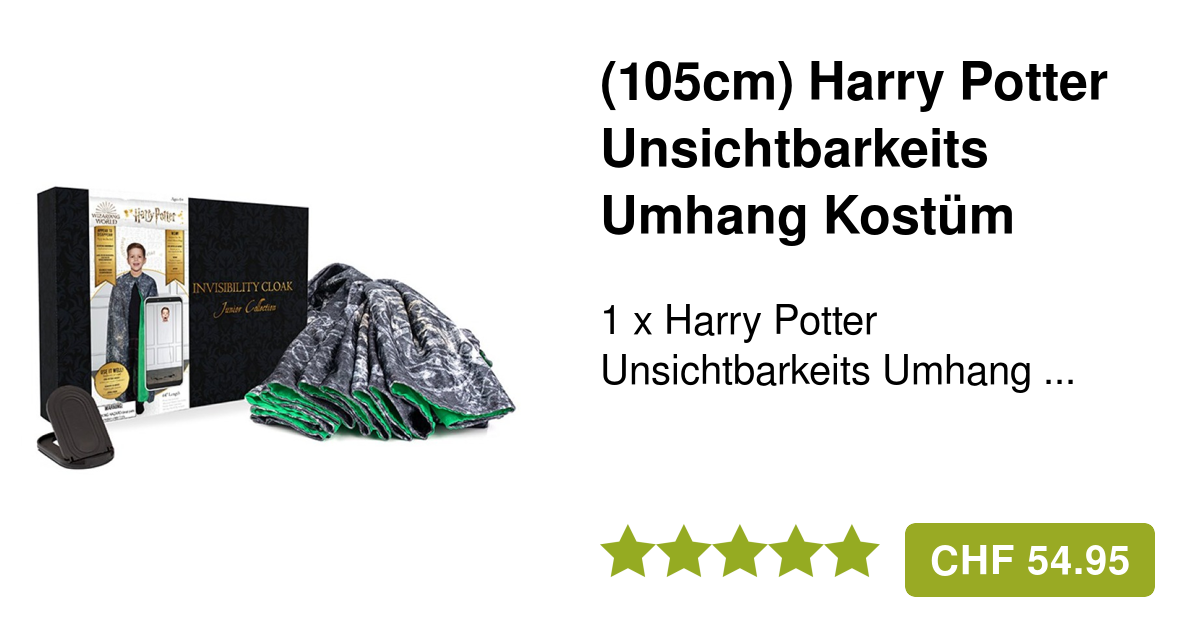 (105cm) Harry Potter Unsichtbarkeits Umhang Kostüm