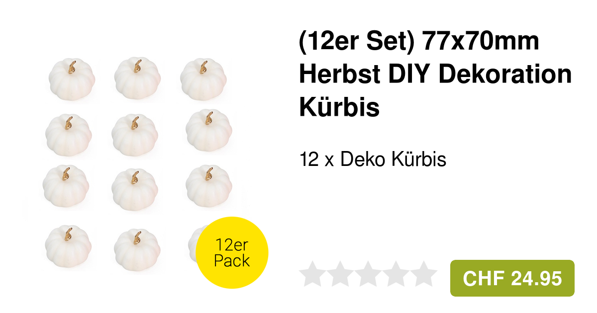 SUNSK Halloween Deko Set - 50-teilig Mit Kürbissen, Ahornblättern & Eicheln