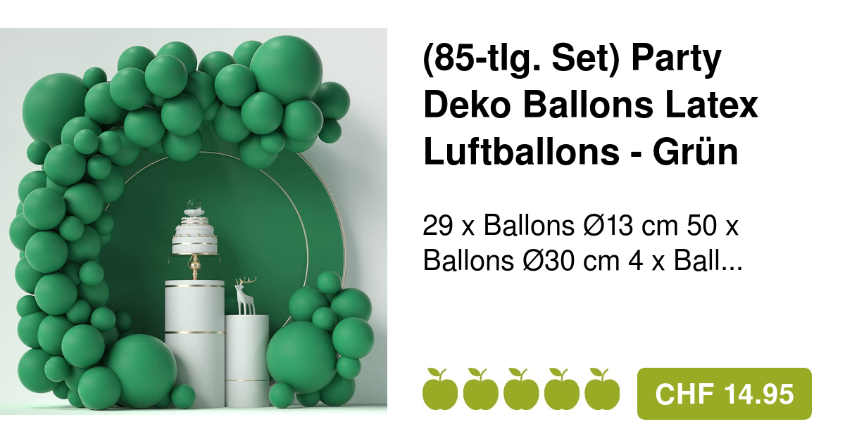 60 Luftballons Braun Grün Gold - Helium Ballons Für Party Deko 12 Zoll