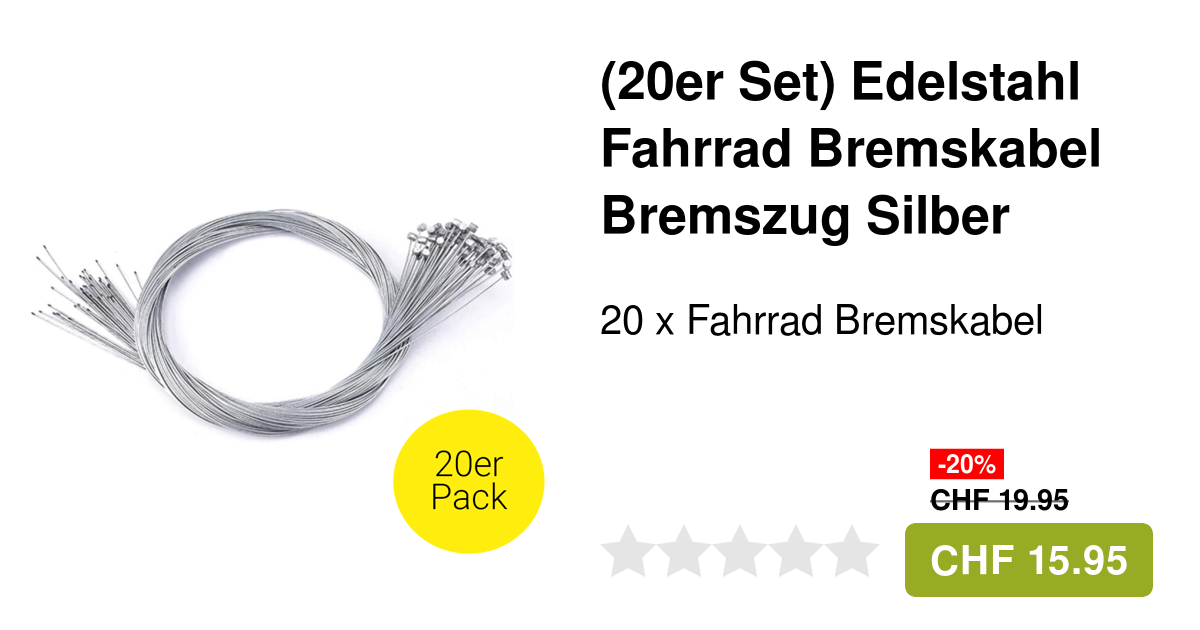 Universal Bremskabel Set Für Motorrad - Nippel Reparatursatz Aluminium