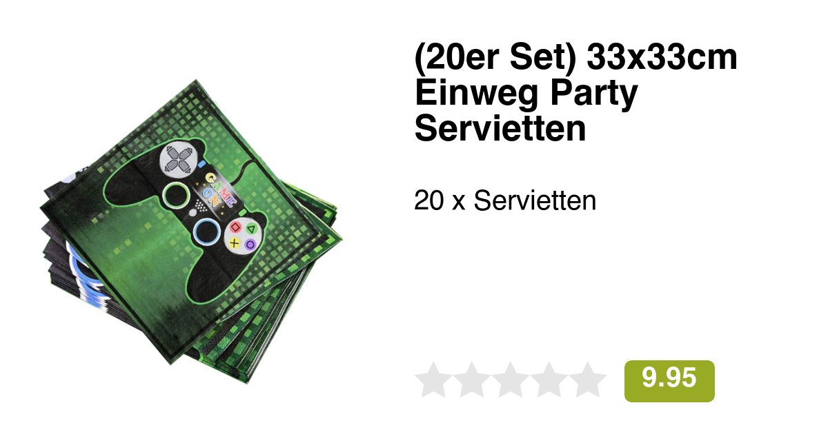 100 Stück Casino Servietten – Poker & Spielkarten-Motiv, 16,5x16,5 Cm (gefaltet), Für Casino-Partys, Mottos & Events