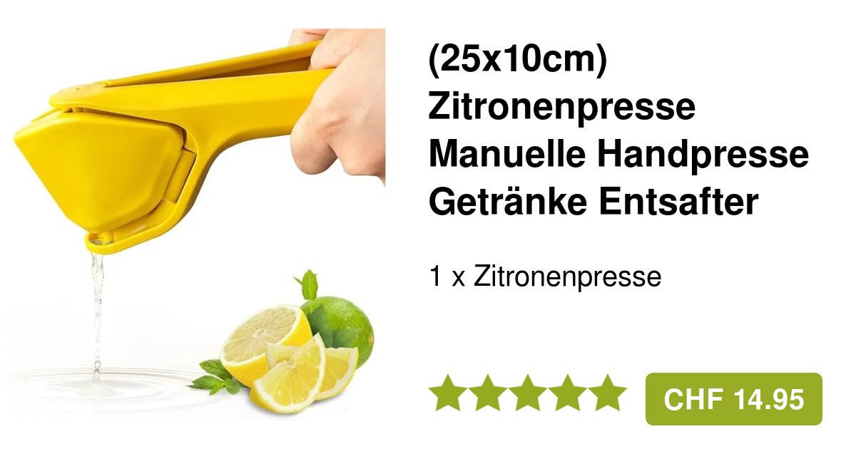 Yusat 2-in-1 Zitronenpresse & Reibe - Multifunktions Küchenwerkzeug Aus Edelstahl