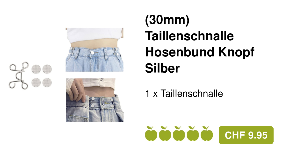 Hosen Taillenspanner 16-teilig - Verstellbare Taillenschnallen Für Jeans & Röcke