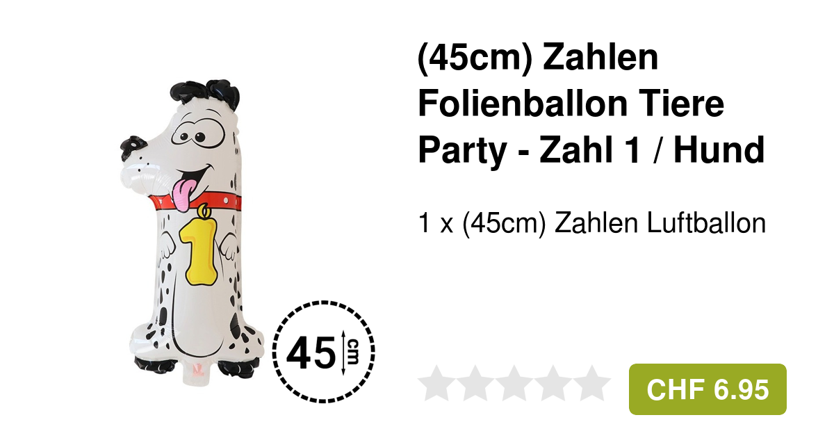 Gleemix 30 Stück Hunde Luftballons - Happy Birthday Deko - Latex Helium Geeignet