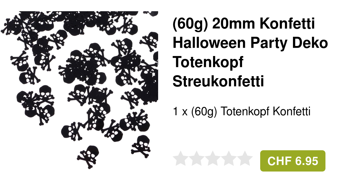 GoldRock Halloween Streudeko - 100 Stück Fledermaus Spinne Kürbis Konfetti